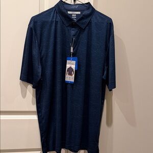 Greg Norman Collection PlayDry Navy Polo sz. Large- NWT
